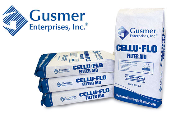Cellu-Flo Fiber Filter Aids from Gusmer Brewing for beer filtration