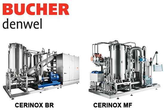 Beer Cross Flow Filtration by Gusmer Brewing from Bucher Denwel