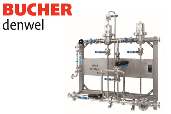 Oxygenating Beer Wort Gusmer Brewing an Inline Aerator from Bucher Denwel