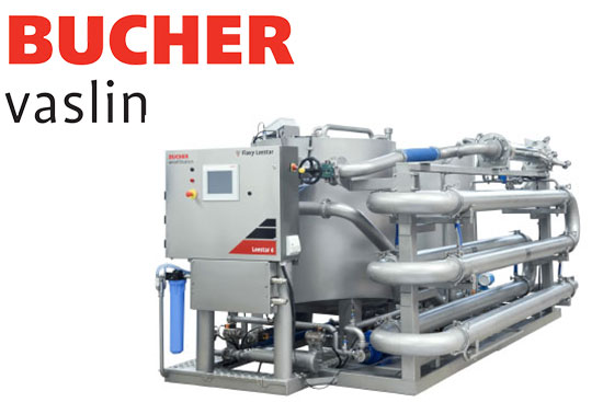 Wine Lees Filter by Gusmer Winemaking providing Bucher Vaslin Flavy cross flow filtration